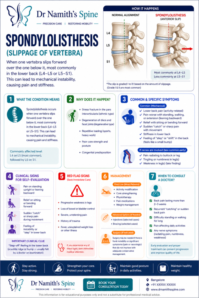 Understanding Your Spine spondylolisthesis