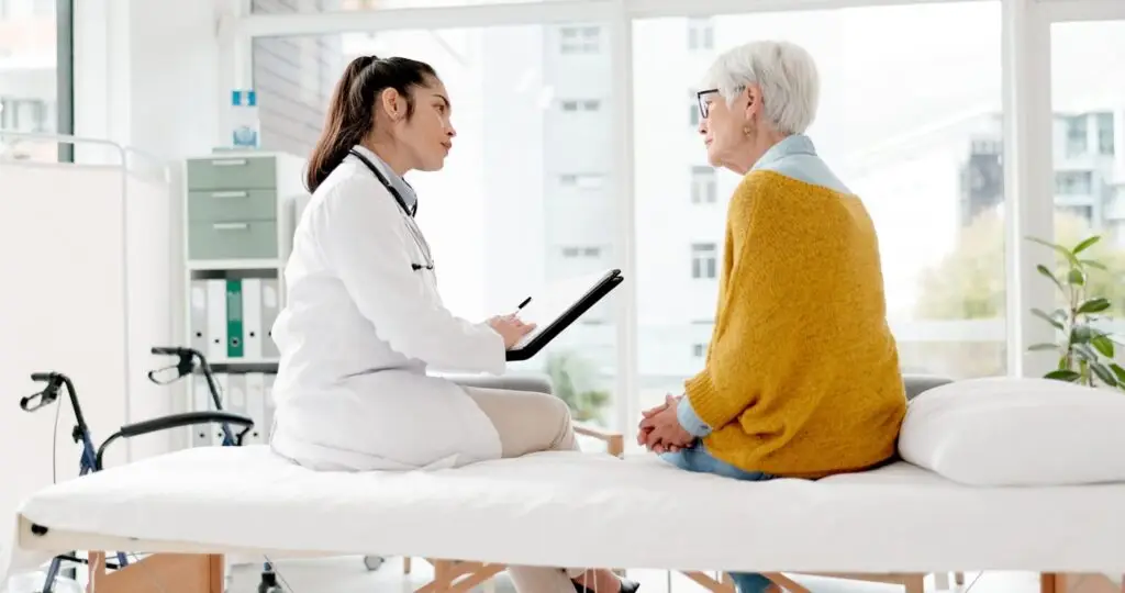 active and moving patient