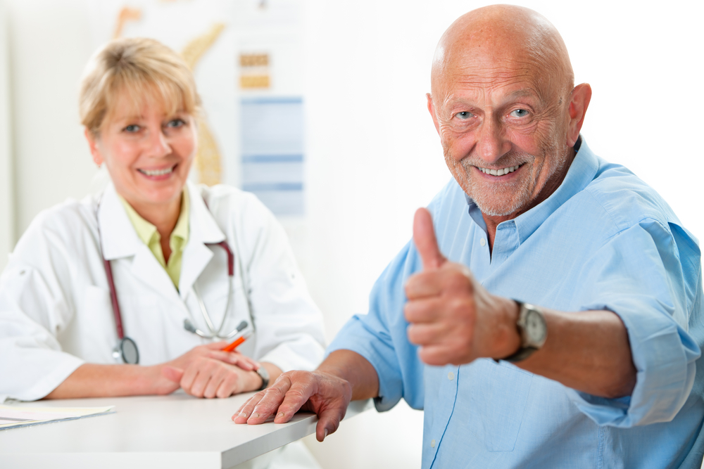 happy patient knowing sciatica