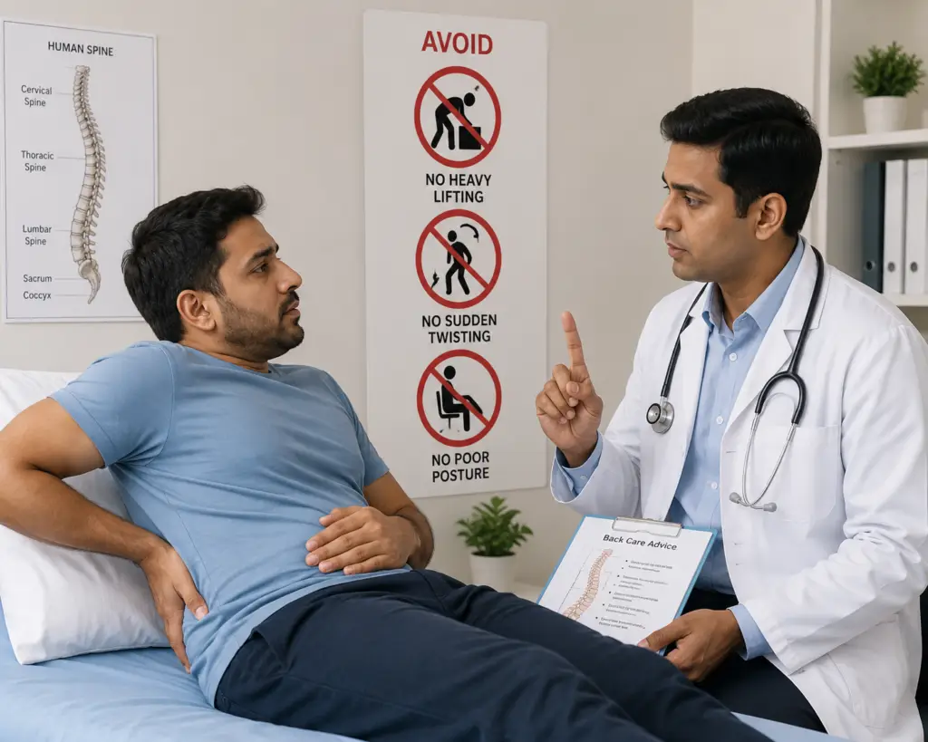 Over rest is harmful for backpain
